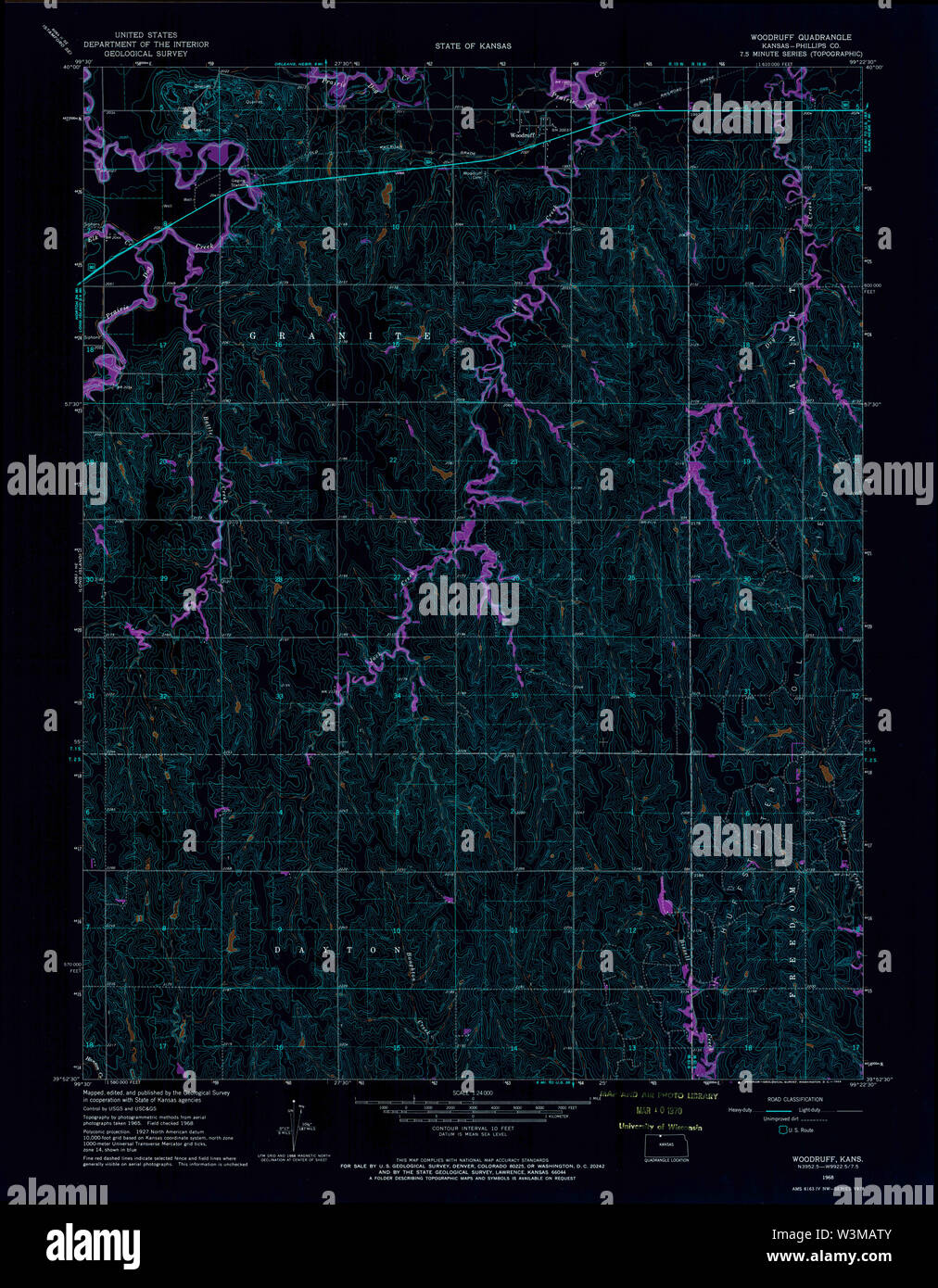 Map of woodruff hi-res stock photography and images - Alamy