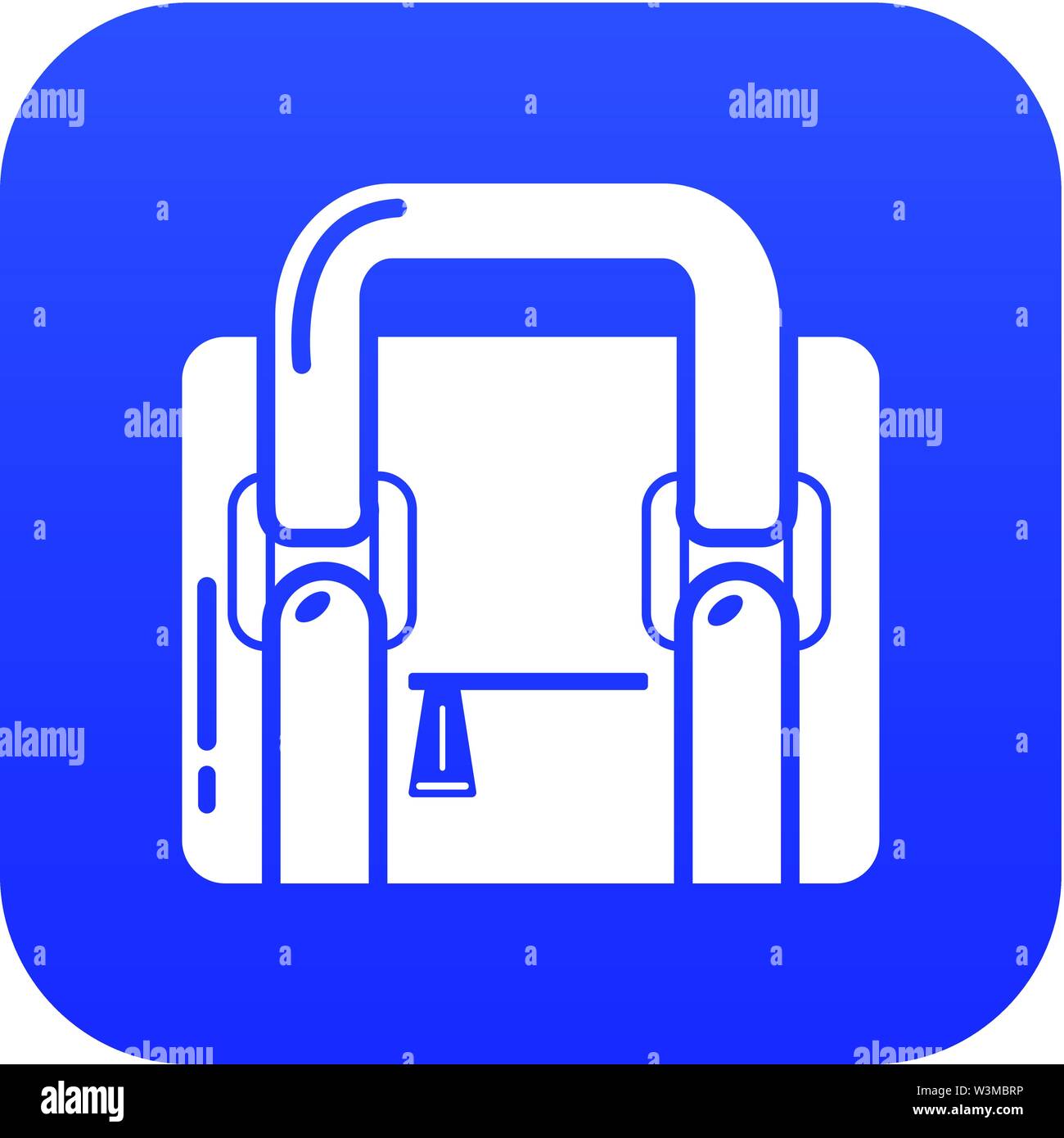 Travel bag retro icon, simple black style Stock Vector Image & Art - Alamy