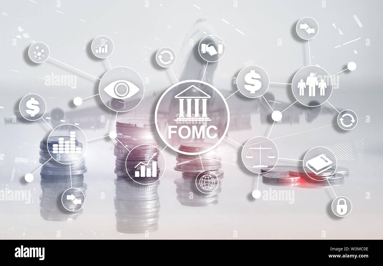 FOMC Federal Open Market Committee Government regulation Finance monitoring organisation. Stock Photo