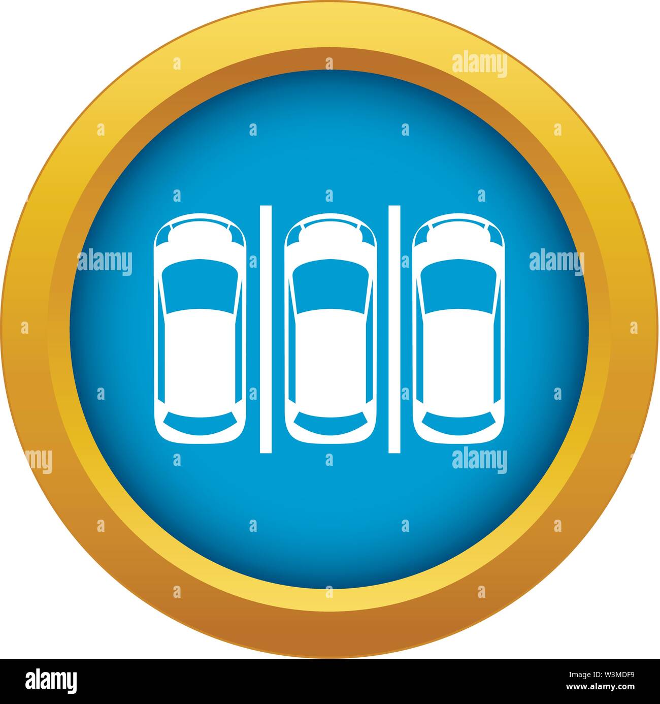 Car parking icon blue vector isolated Stock Vector Image & Art - Alamy