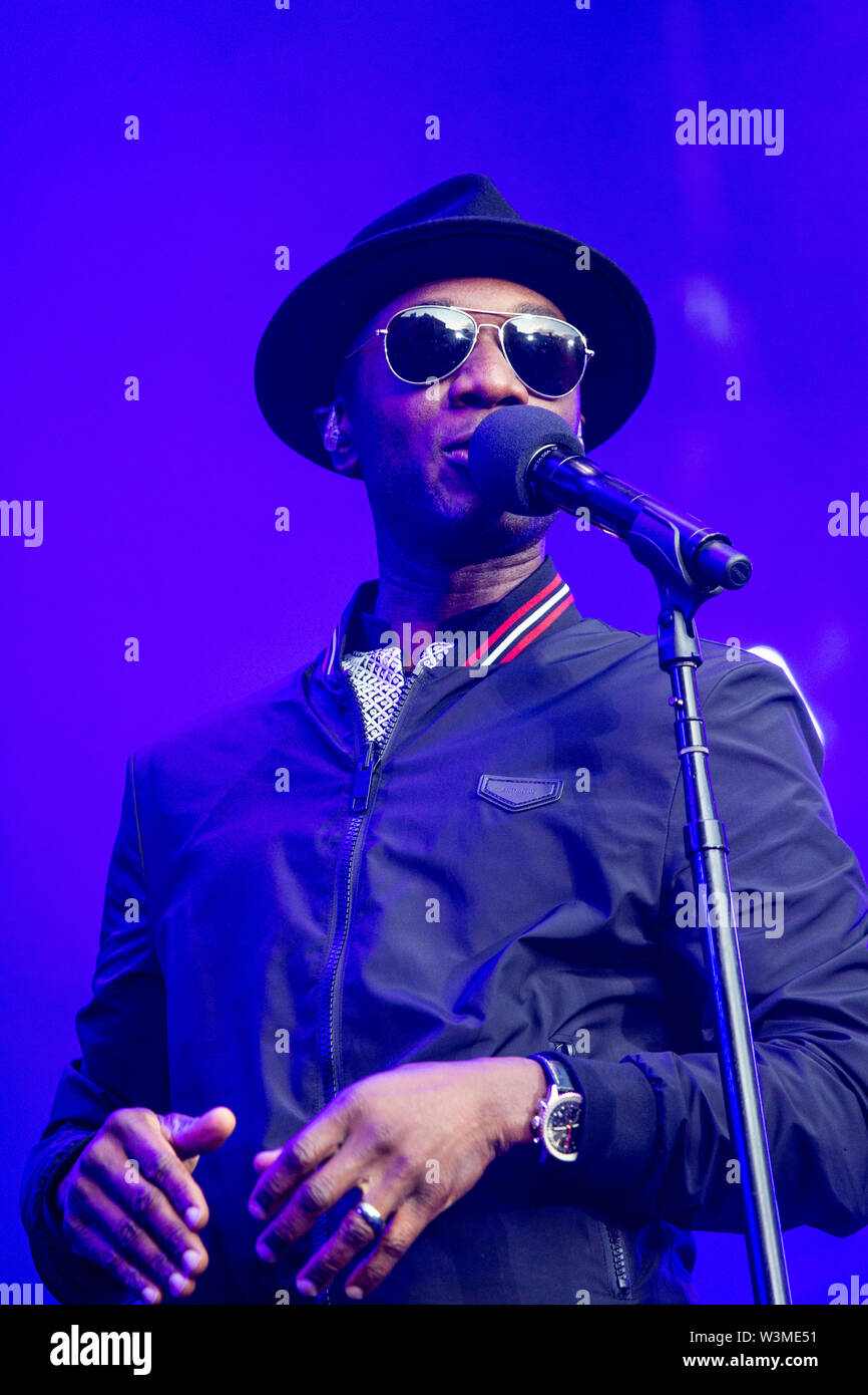 Locarno, Switzerland july 15th 2019 Aloe Blacc live at Moon And Stars  Festival  Roberto Finizio / Alamy Stock Photo - Alamy