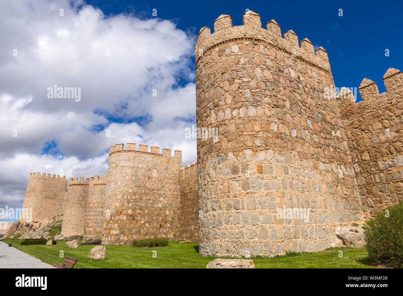 Ancient fortification of Avila, Castile and Leon, Spain Stock Photo Alamy