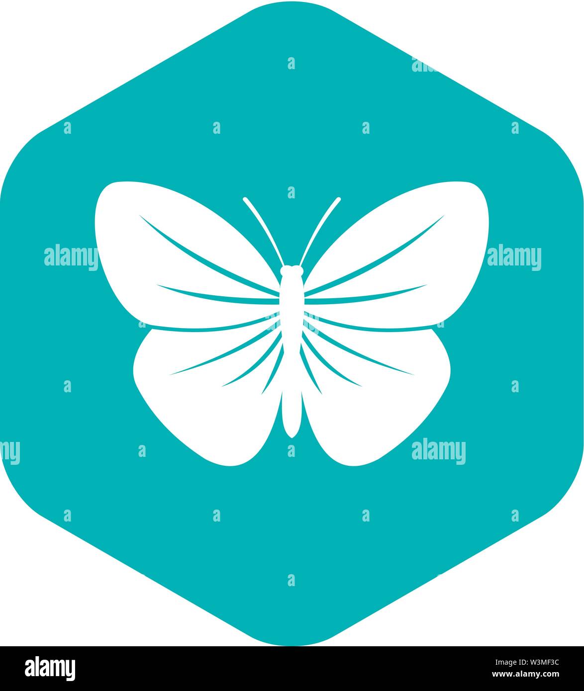Black butterfly icon, simple style Stock Vector Image & Art - Alamy