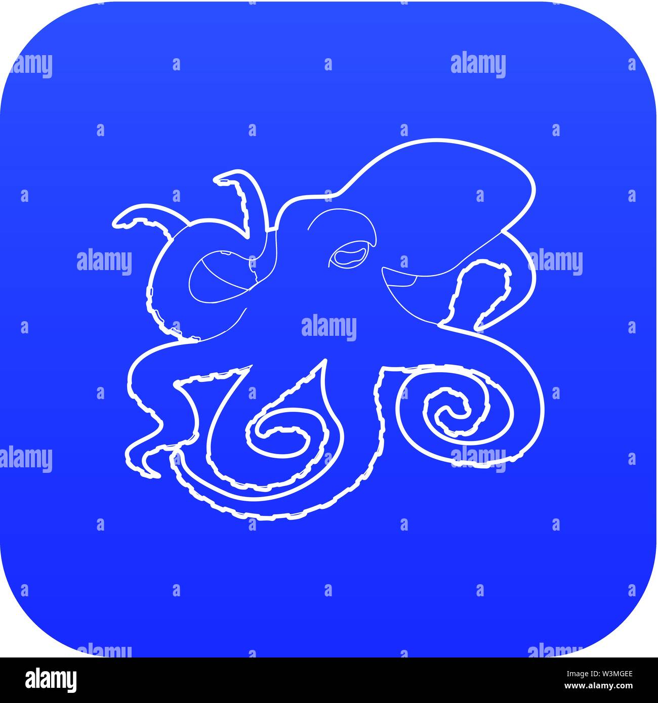 Octopus icon outline Stock Vector Image & Art - Alamy