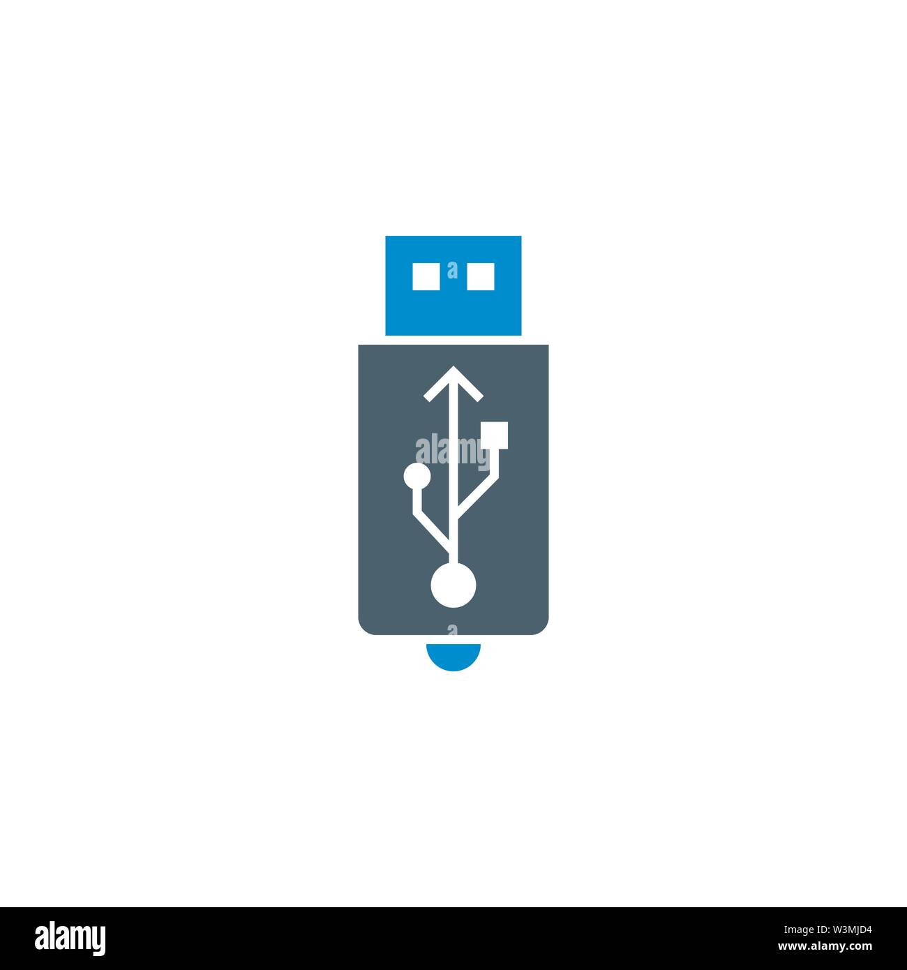 USB related vector glyph icon Stock Vector Image & Art - Alamy
