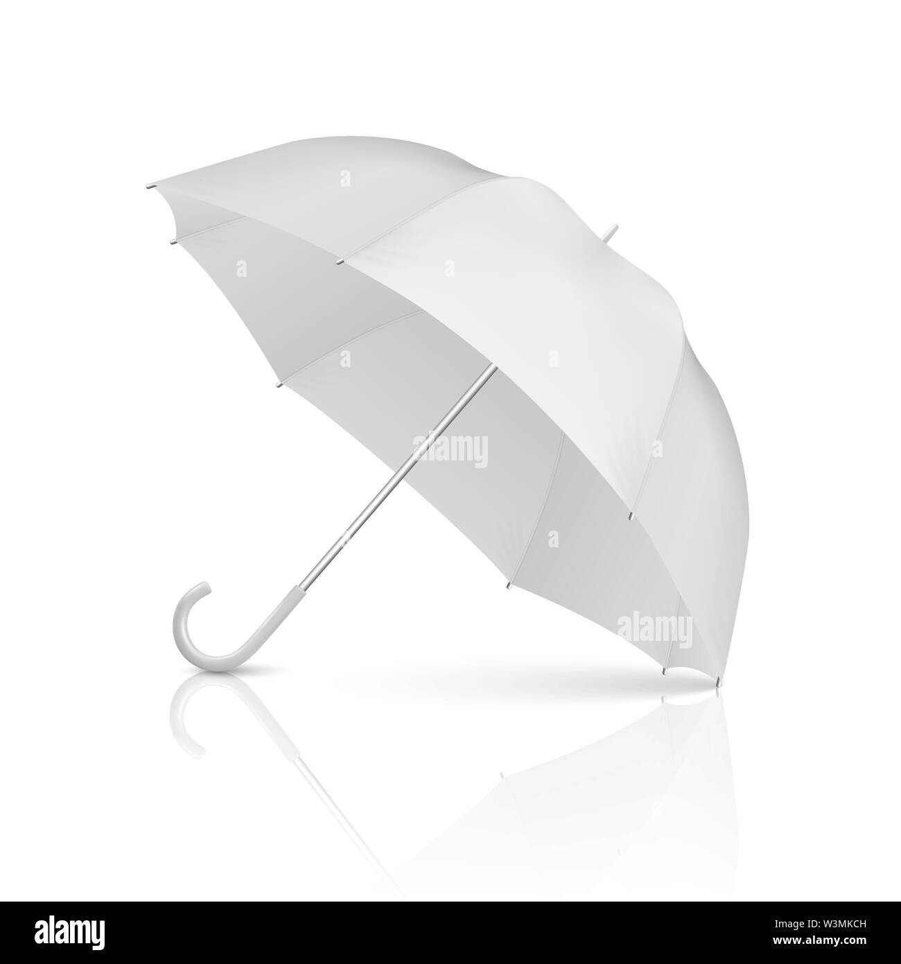 Vector 23d Realistic Render White Blank Umbrella Icon Closeup With Regard To Blank Umbrella Template