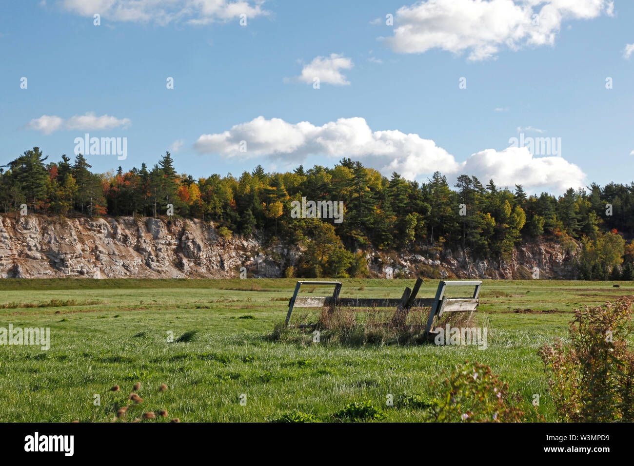 The white cliffs in the Brooklyn Ellershouse St Croix area of Nova