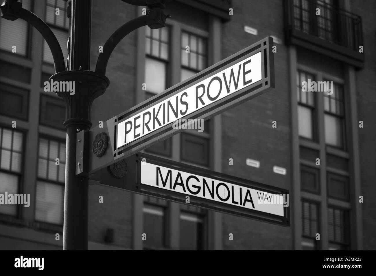 Street Signs at Perkins Rowe in Baton Rouge Stock Photo Alamy