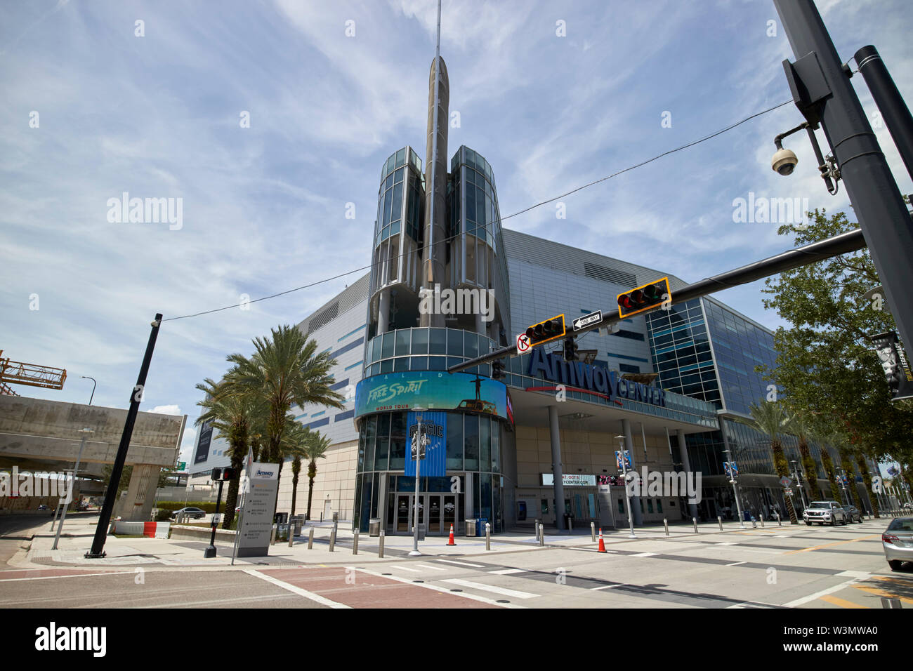 The Amway Center home to the Orlando Magic Orlando Florida USA Stock Photo