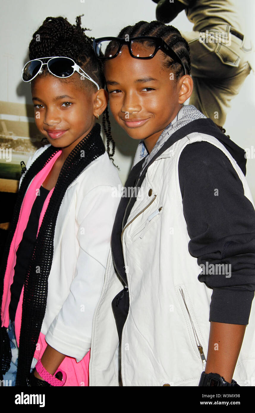 Photo : Jaden Smith et sa soeur Willow Smith - People au défilé