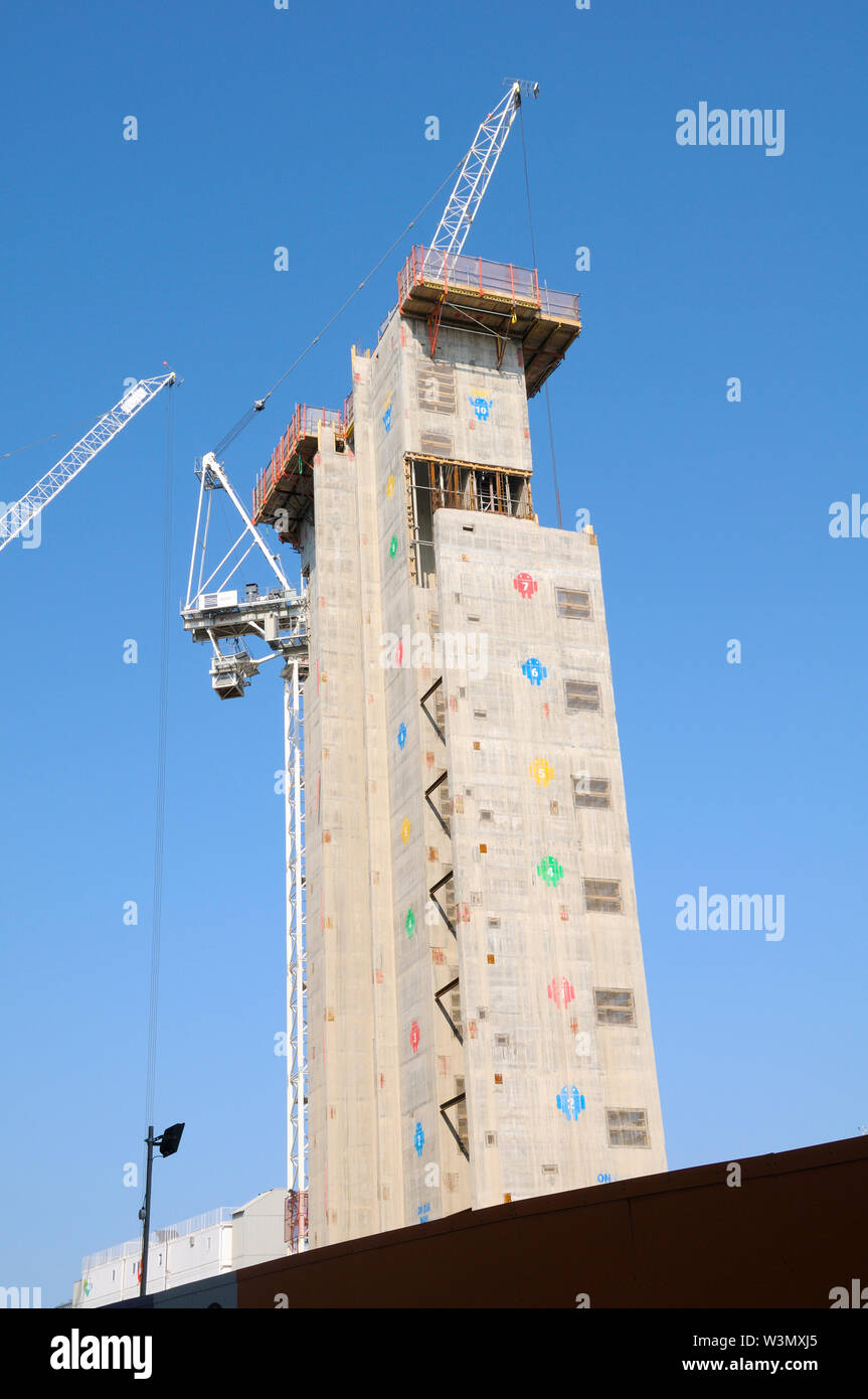 A building under construction at King's Cross, London, England, UK Stock Photo