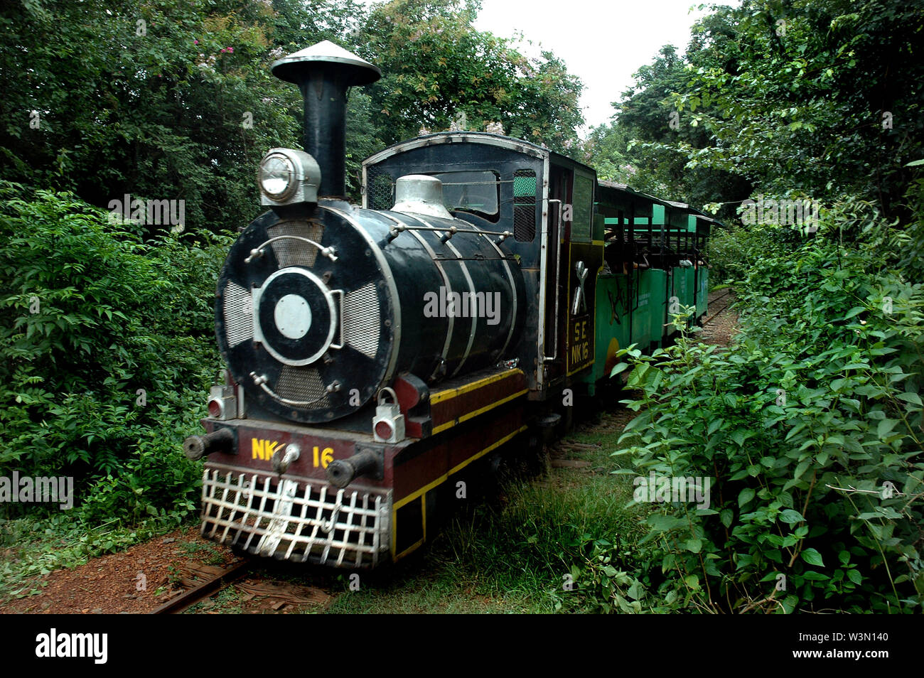 Toy train at Nandankanan, meaning Garedn of Gods, a wildlife sanctuary