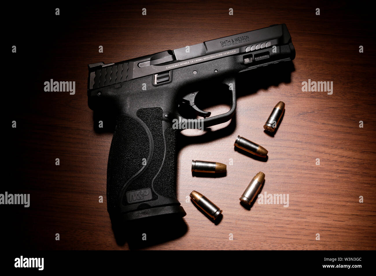 Smith and Wesson M&P9 M2.0 Handgun Stock Photo