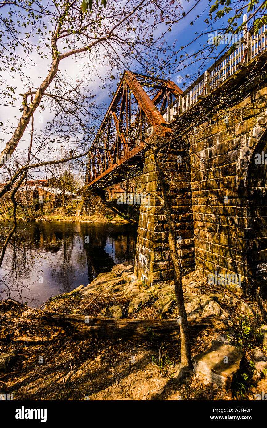 Rail Road Bridge Collinsville, Connecticut, USA Stock Photo Alamy