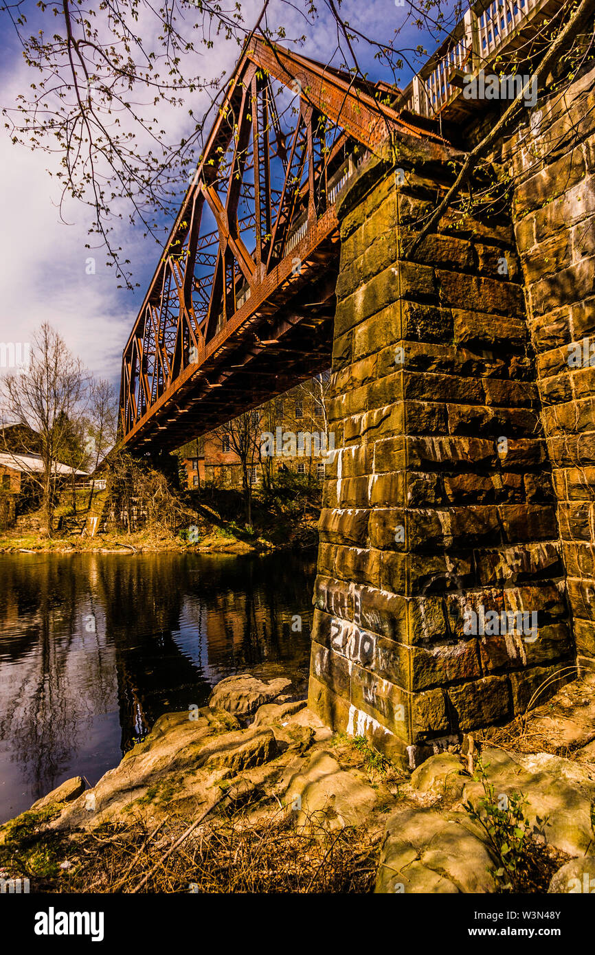 Rail Road Bridge Collinsville, Connecticut, USA Stock Photo Alamy