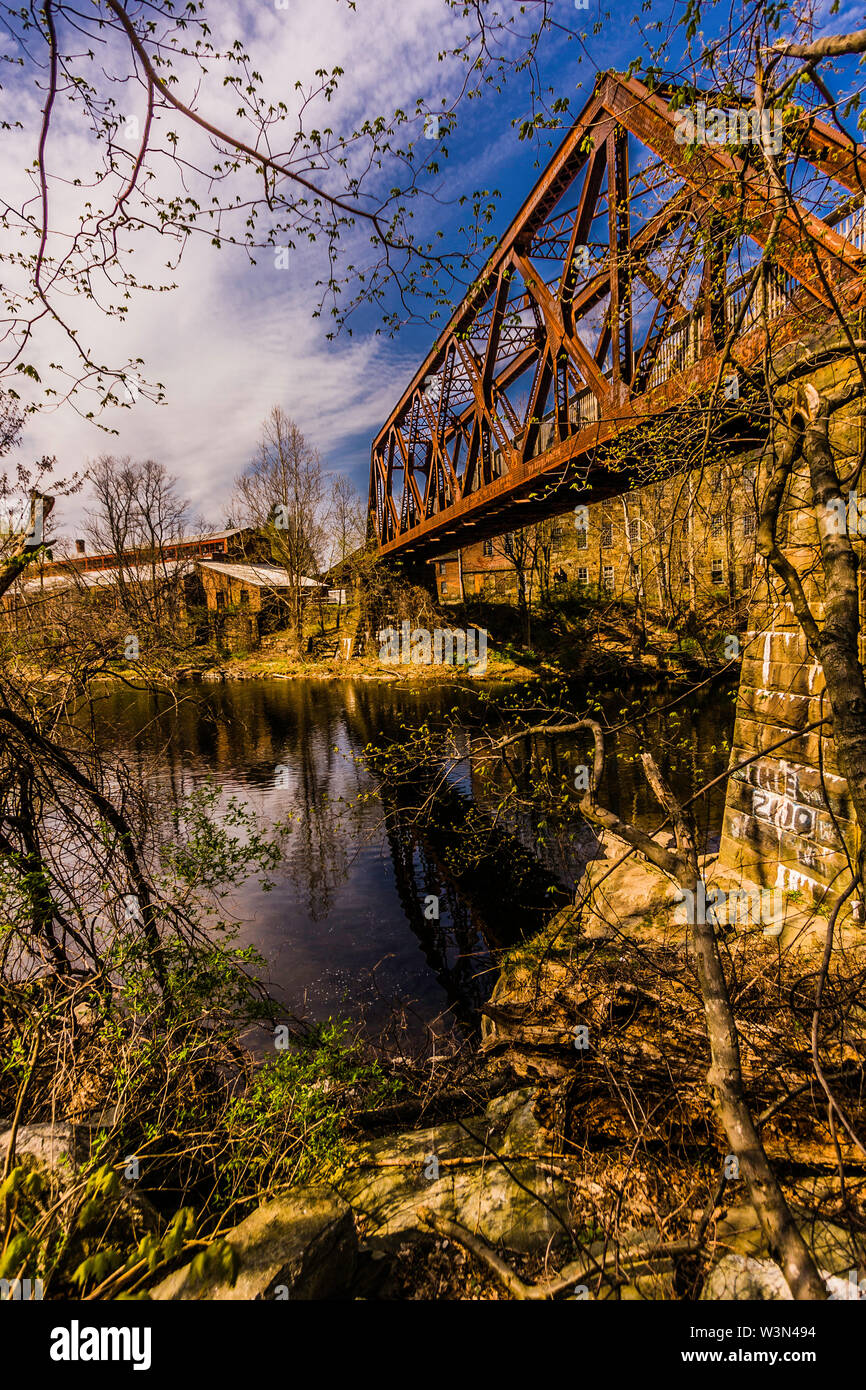Rail Road Bridge Collinsville, Connecticut, USA Stock Photo Alamy