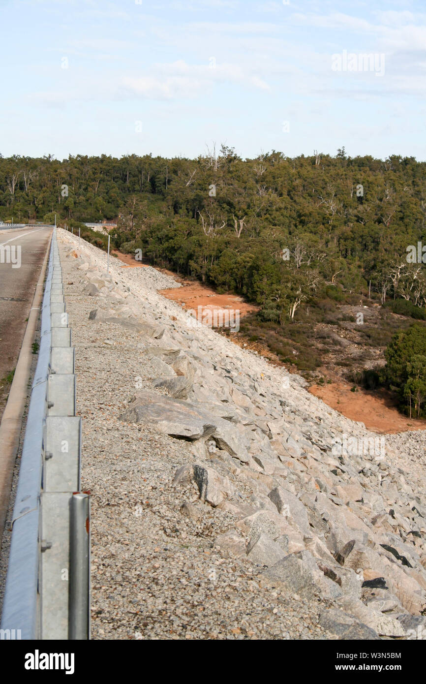 North Dandalup Dam and spillway Stock Photo Alamy