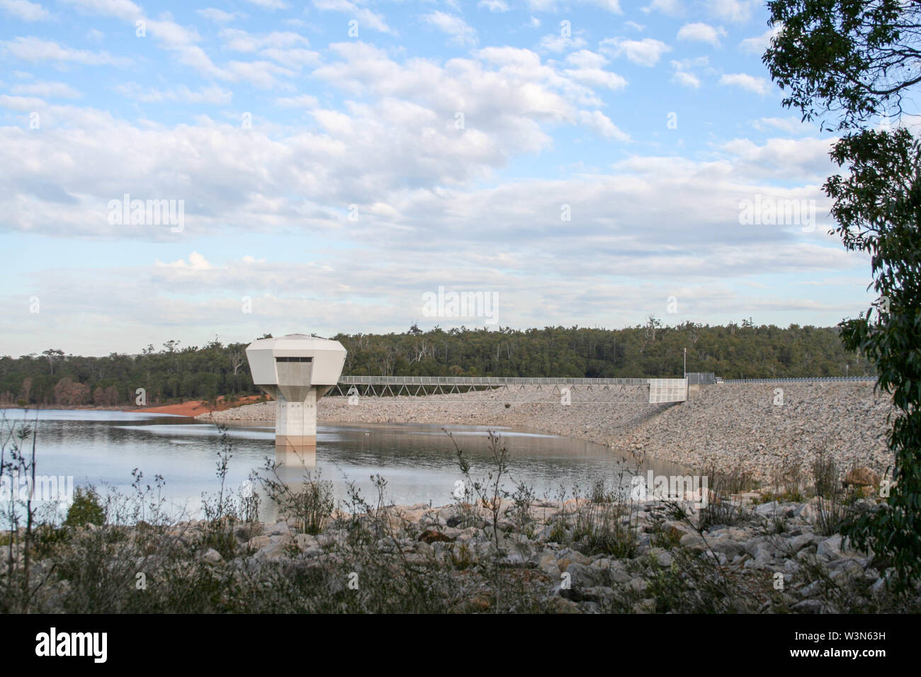 North Dandalup Dam and spillway Stock Photo Alamy