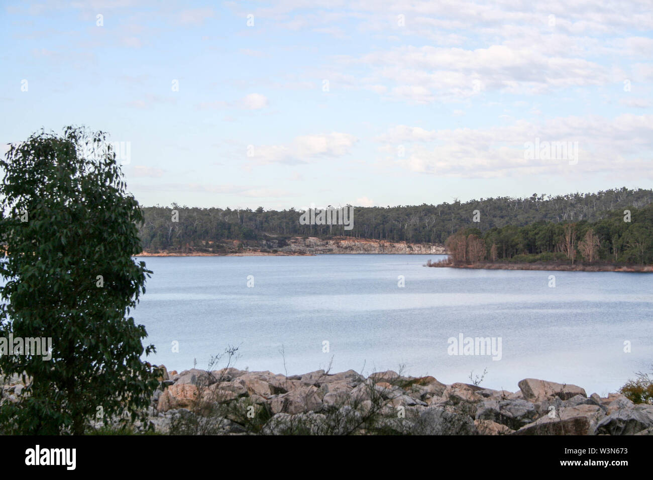 North Dandalup Dam and spillway Stock Photo Alamy