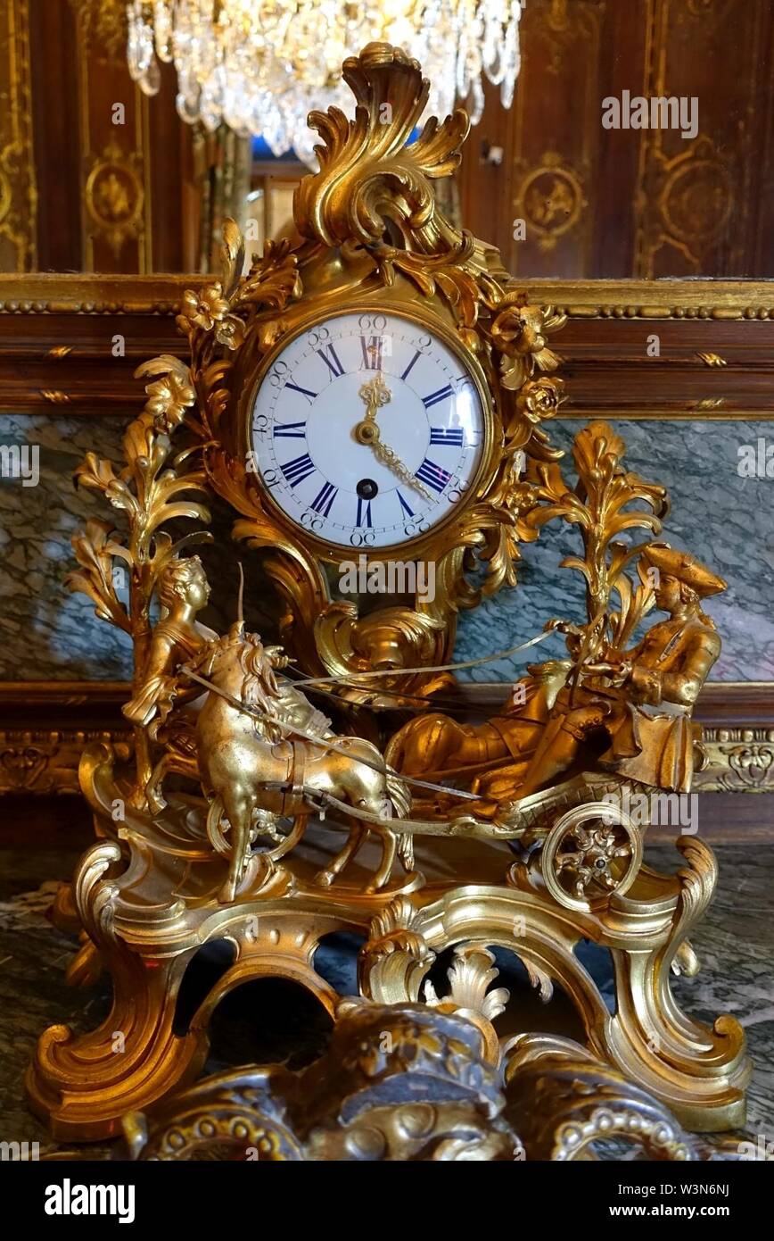 Clock, France, mid 1700s Waddesdon Manor Buckinghamshire, England