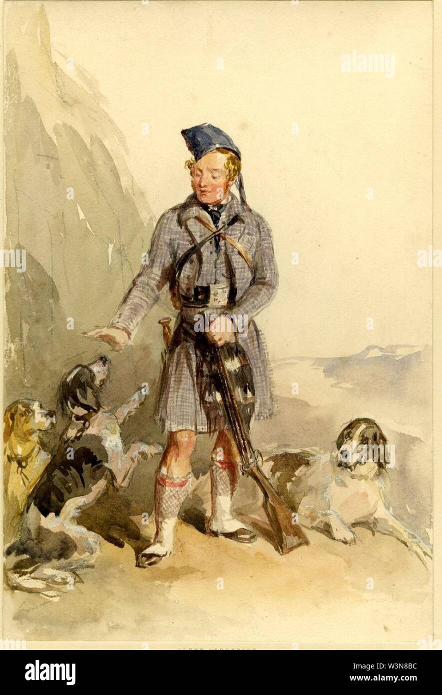 Cluny MacPherson chief of the Clan Chattan by John Frederick Tayler Stock Photo Alamy