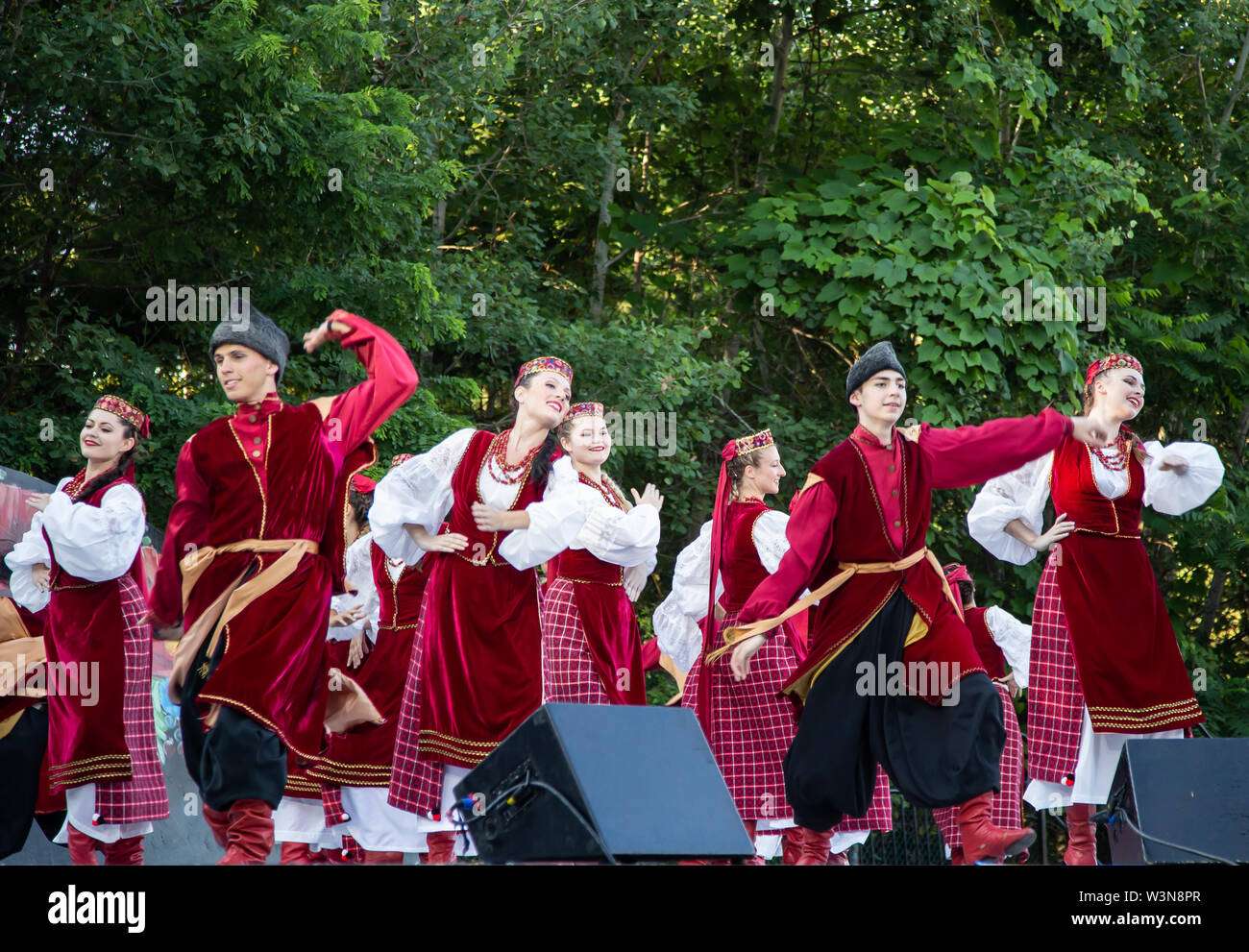Annual Ukrainian Festival in Soyuzivka, New York, July 12- 14, 2019 Stock Photo