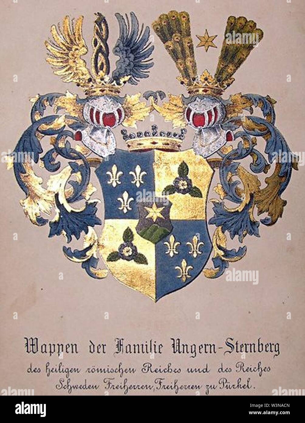 Coat of arms 1653 Stock Photo - Alamy