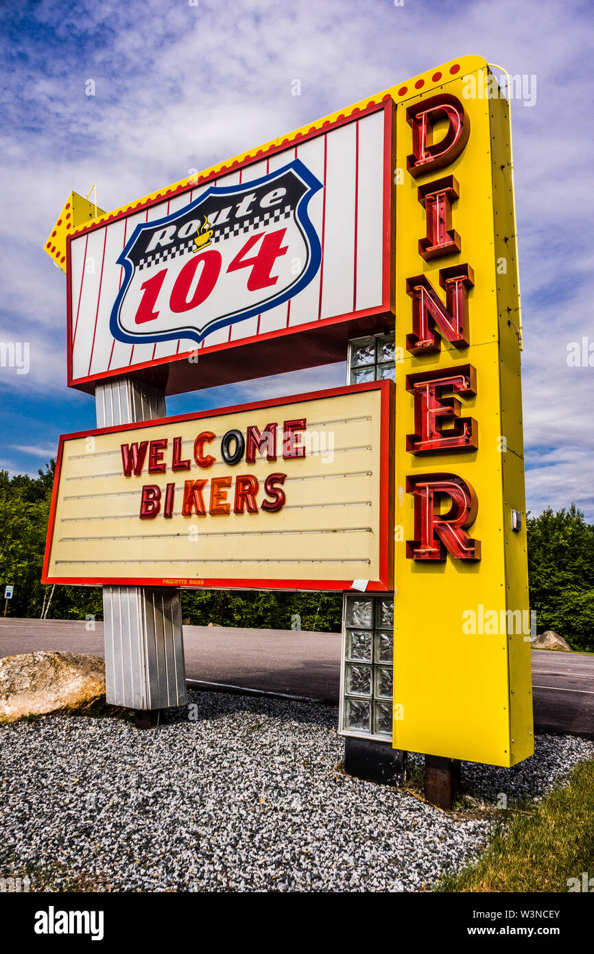 Route 104 Diner Merideth, New Hampshire, USA Stock Photo Alamy