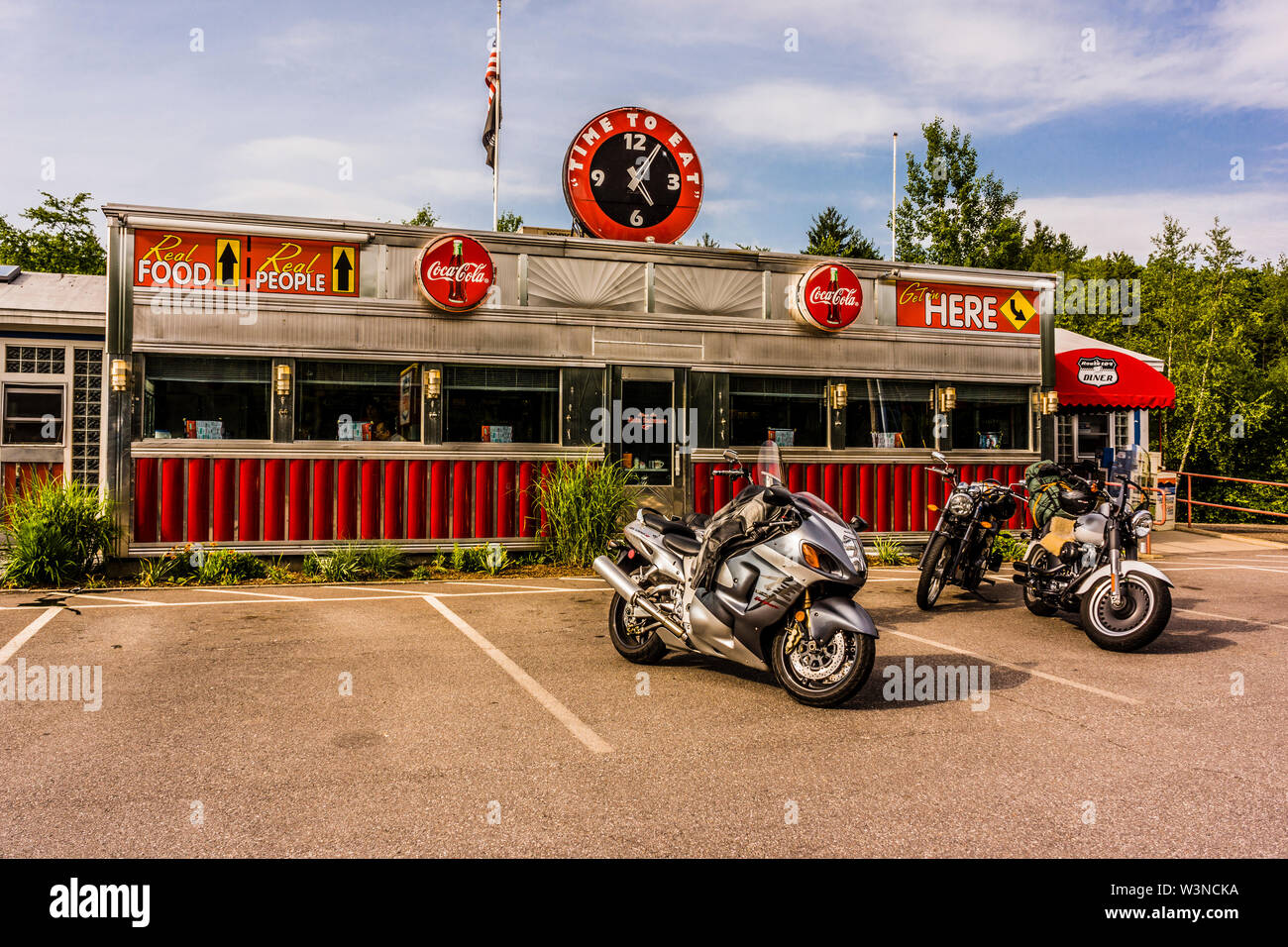 Route 104 Diner Merideth, New Hampshire, USA Stock Photo Alamy