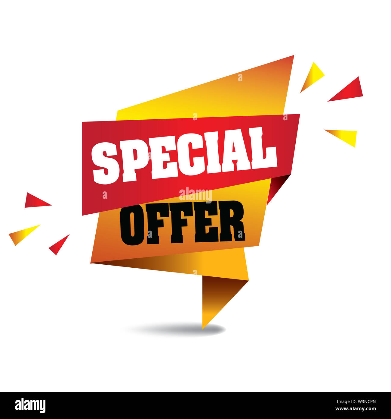 Special Offer Banner vector format Stock Photo