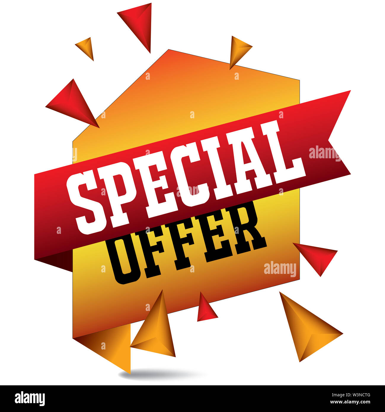 Special Offer Banner vector format - Vector Stock Photo