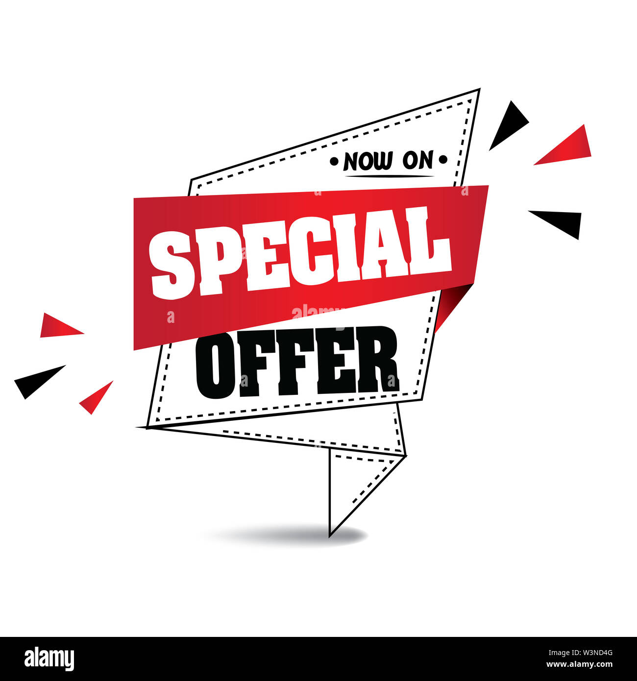 special offer banner vector illustration Stock Photo