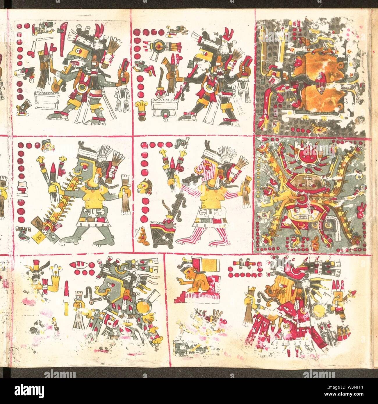 Codex borgia page 47 hi-res stock photography and images - Alamy