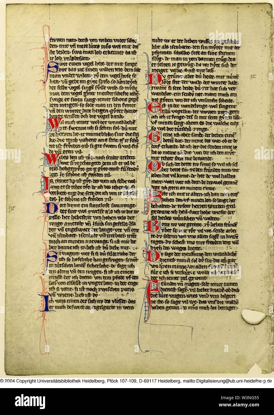 Codex manesse 274v Stock Photo - Alamy
