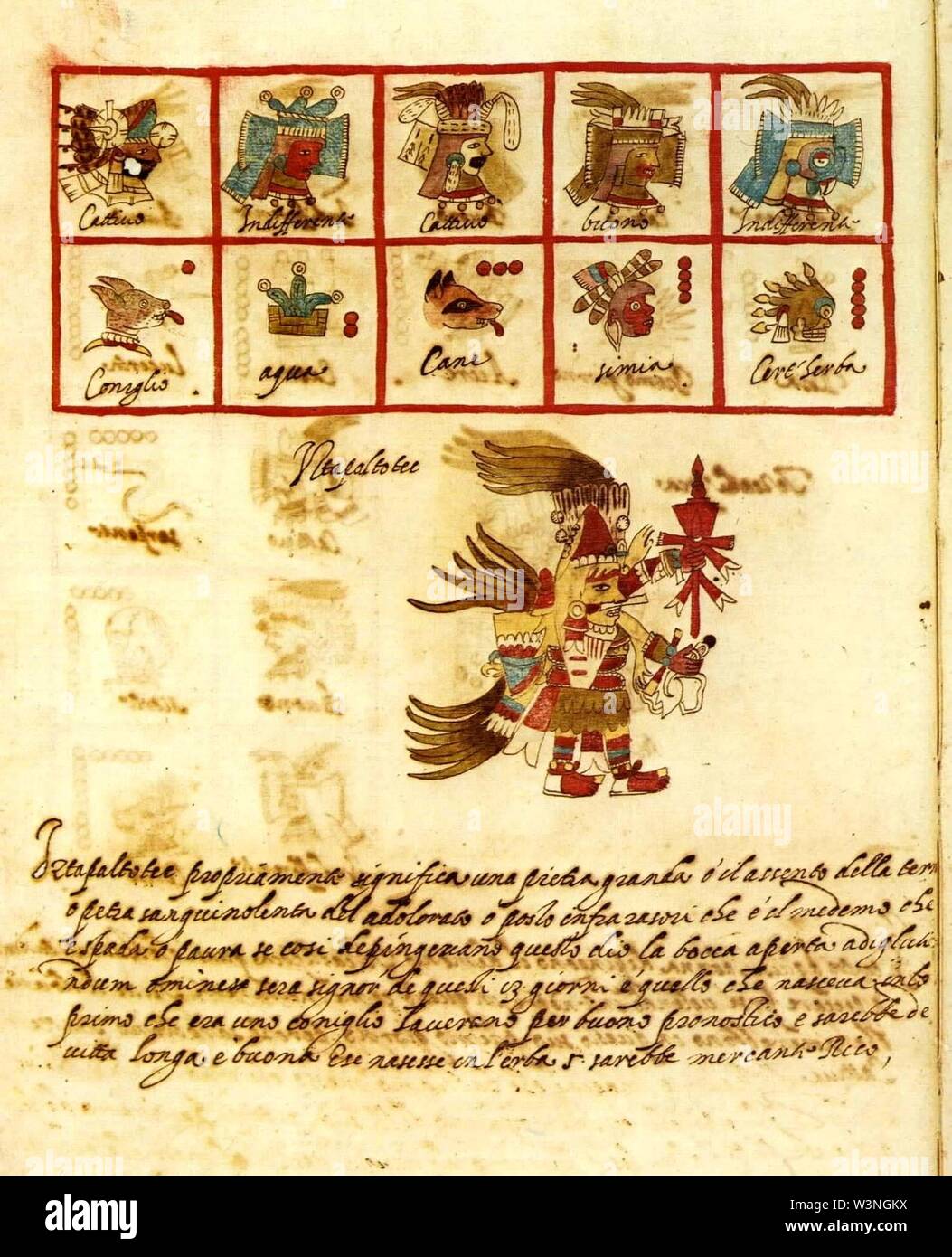 Codex Ríos (folio 32v Stock Photo - Alamy