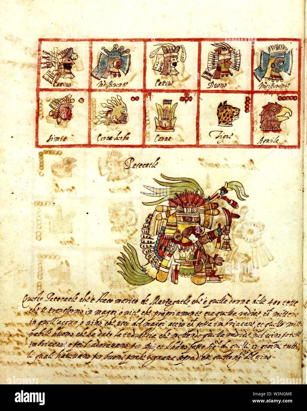 Codex Ríos (folio 23v Stock Photo - Alamy