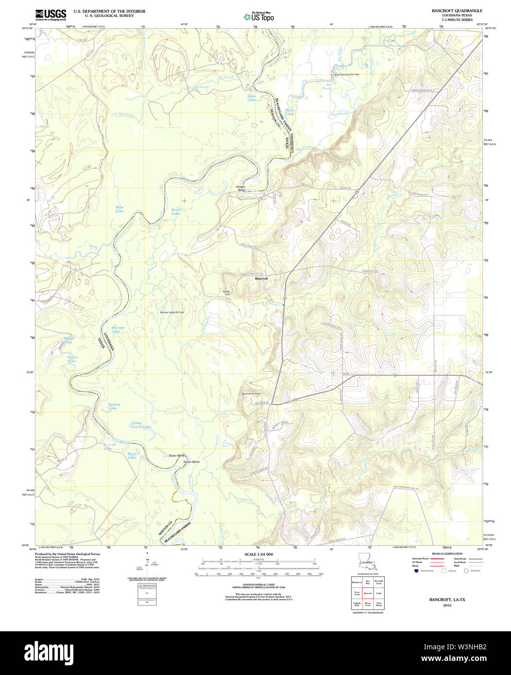Map of bancroft hires stock photography and images Alamy