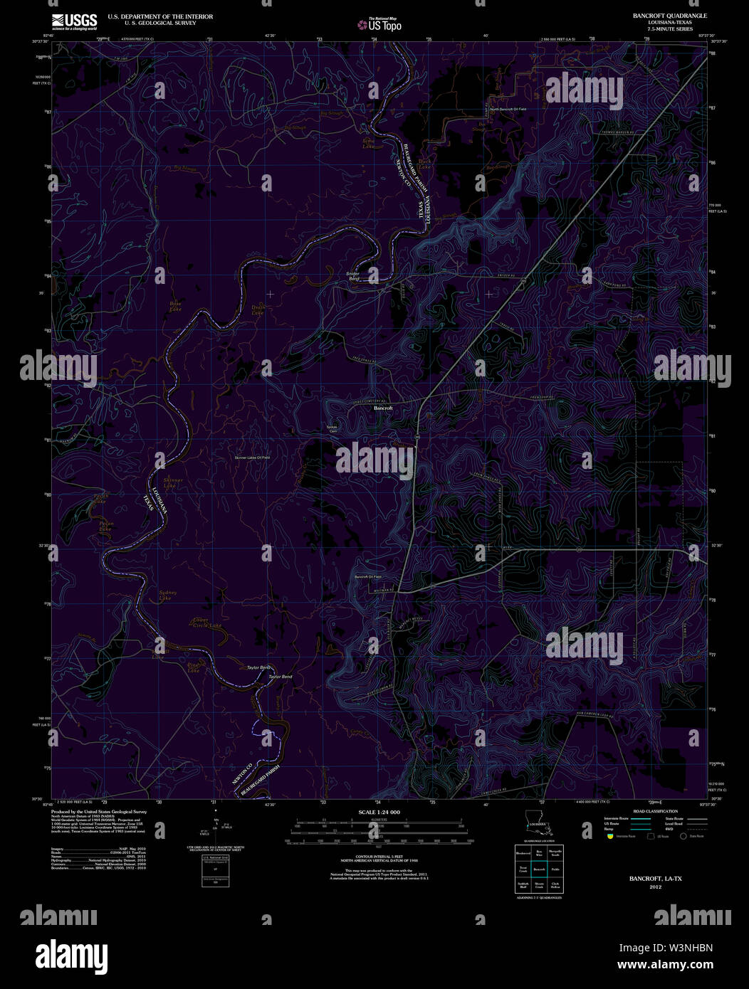 Map of bancroft hires stock photography and images Alamy