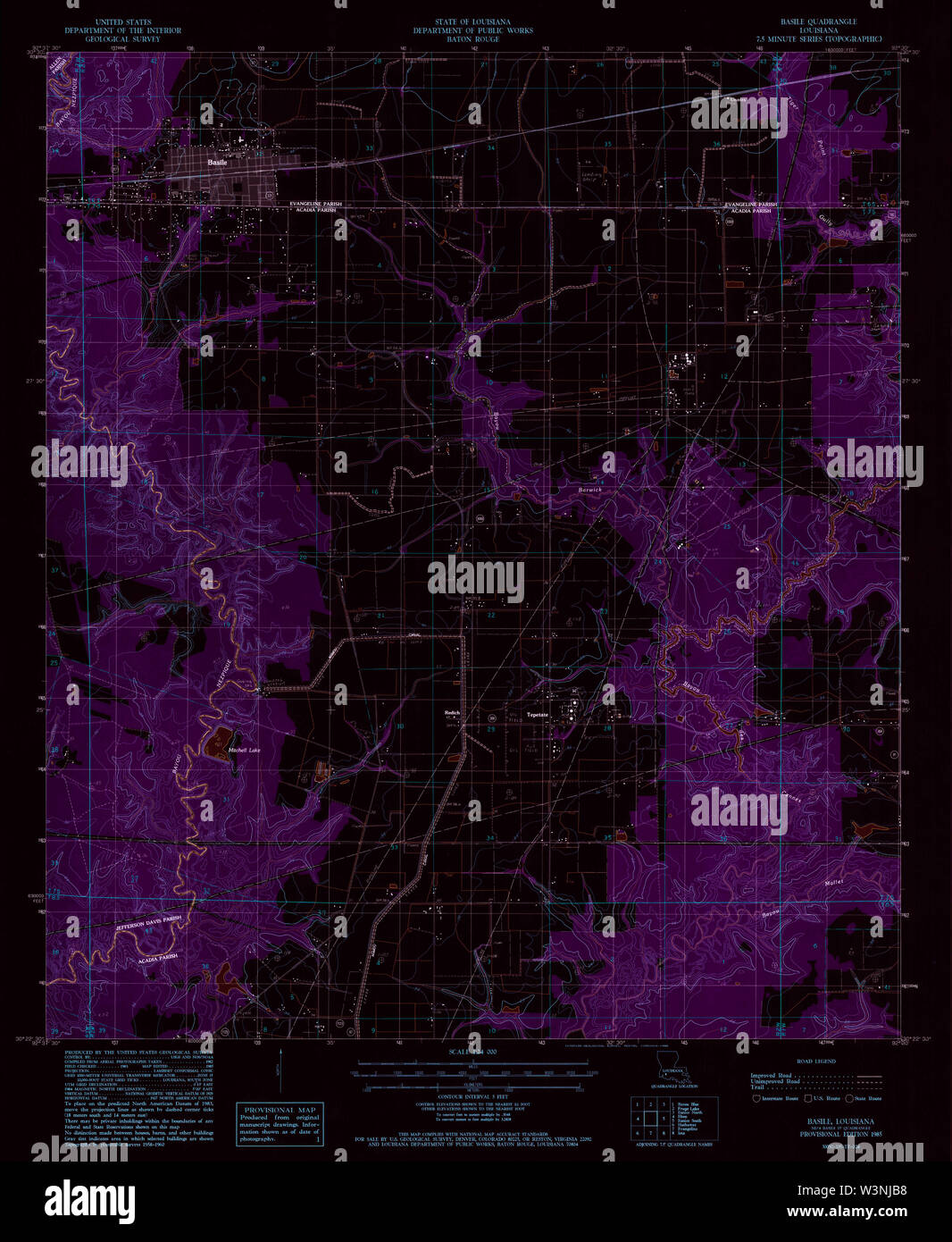 Map of basile hires stock photography and images Alamy