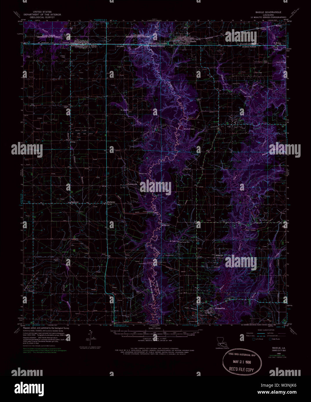 Map of basile hires stock photography and images Alamy