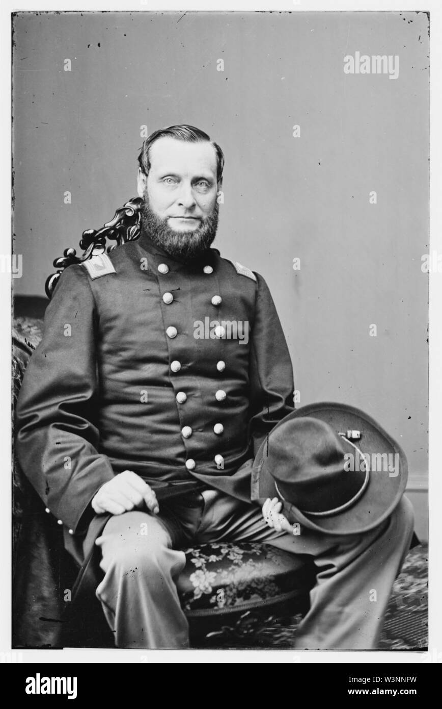 Col. Abel D. Streight, 51st Ind. Inf. USA Stock Photo