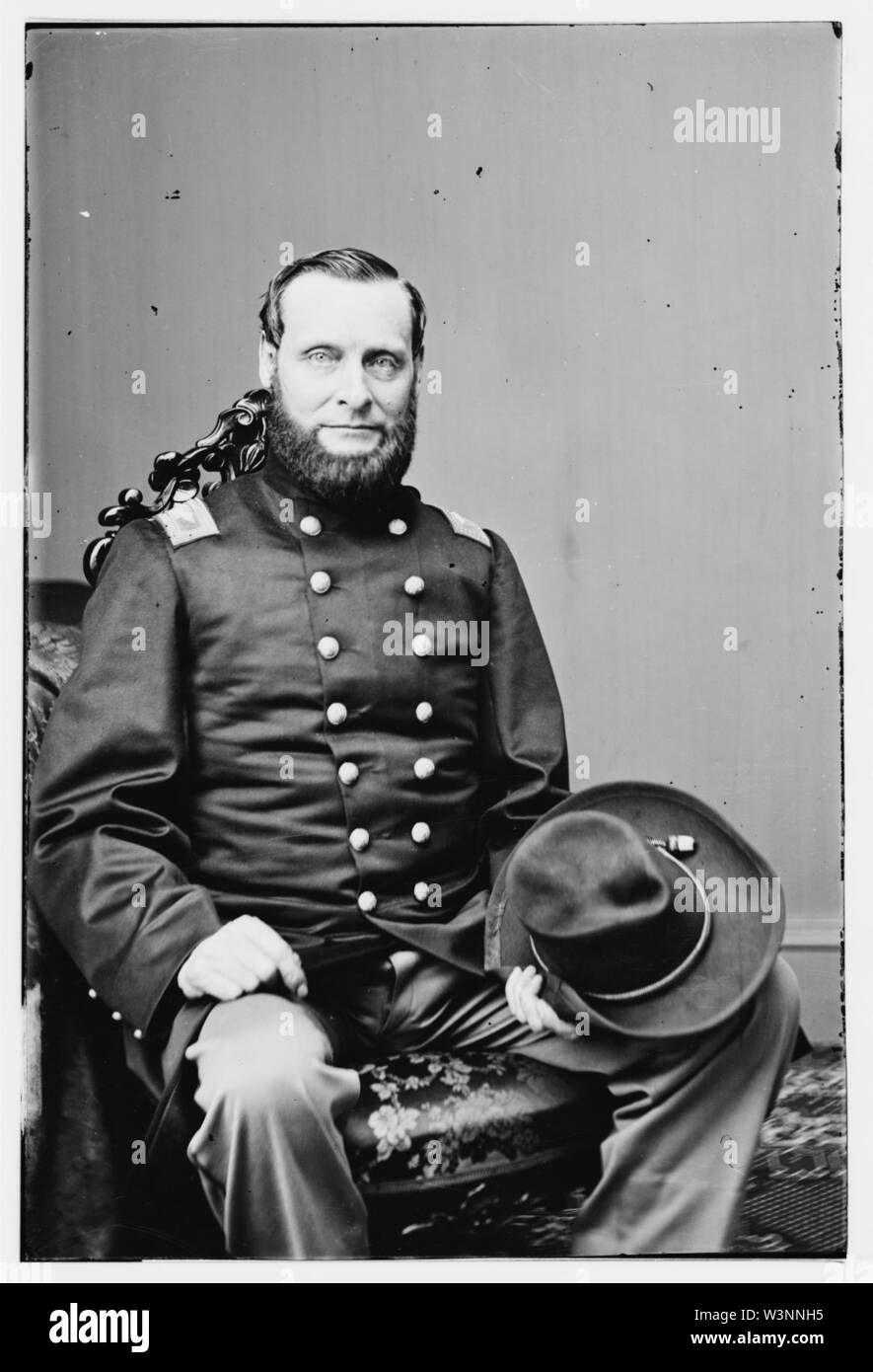 Col. Abel D. Streight, 51st Ind. Inf. USA Stock Photo