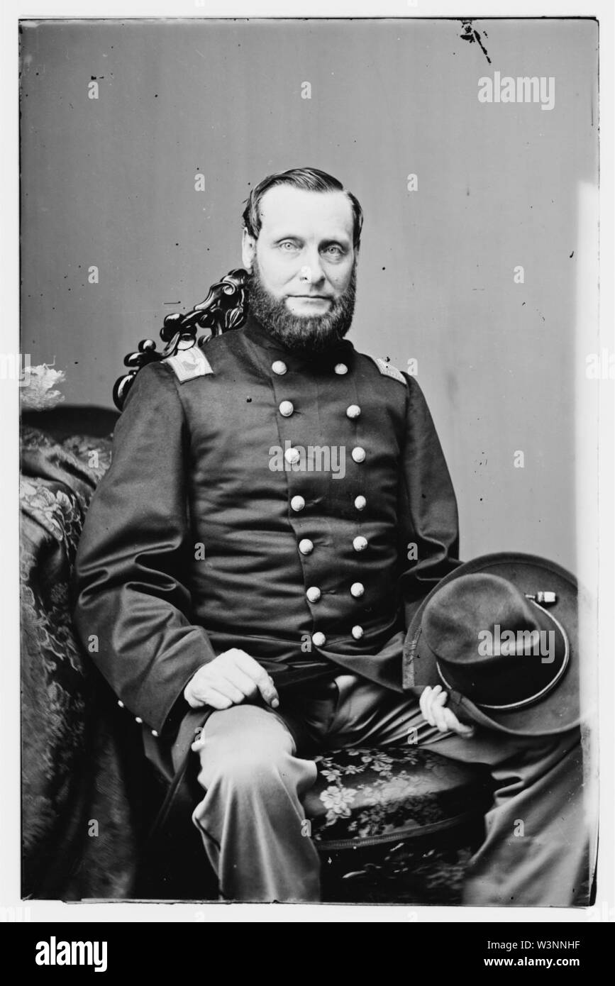 Col. Abel D. Streight, 51st Ind. Inf. USA Stock Photo