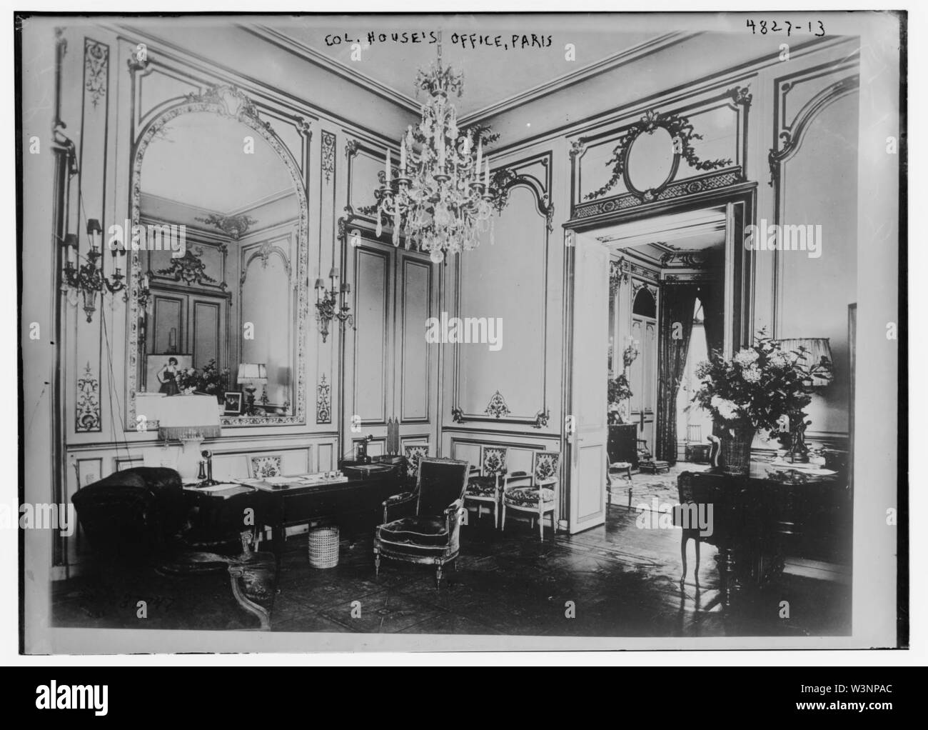 Col. House's Office, Paris Stock Photo - Alamy