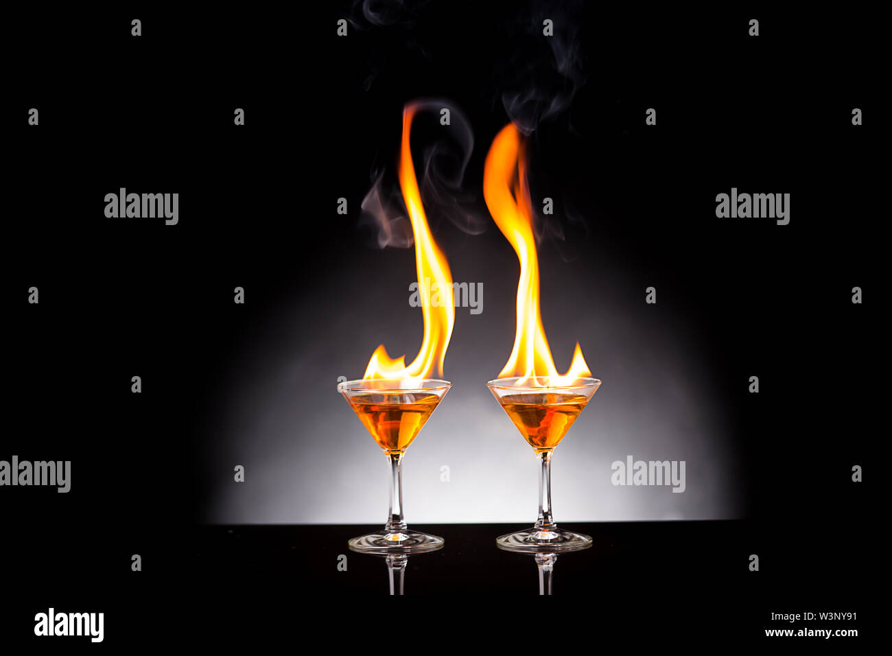 Burning tower cocktail stock photo. Image of drink, color - 44867982