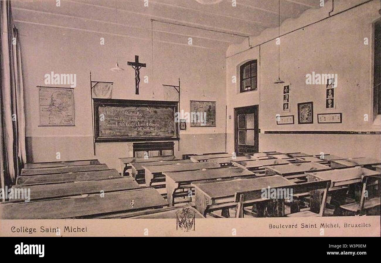 College St Michel classe Stock Photo Alamy