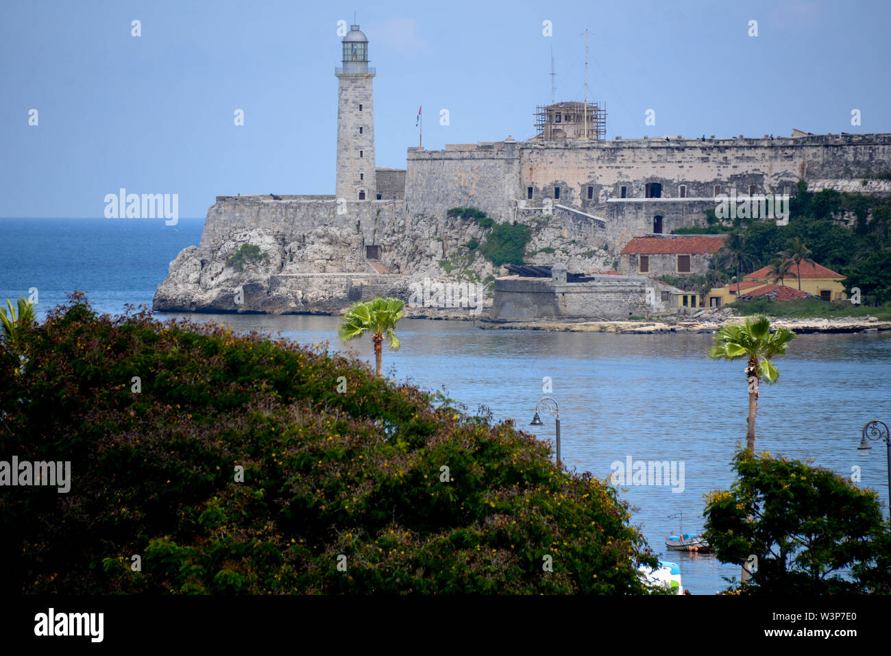 El Morro Fortress, Morro Castle, and buildings on city skyline, Havana, La  Habana Vieja, Cuba Stock Photo - Alamy