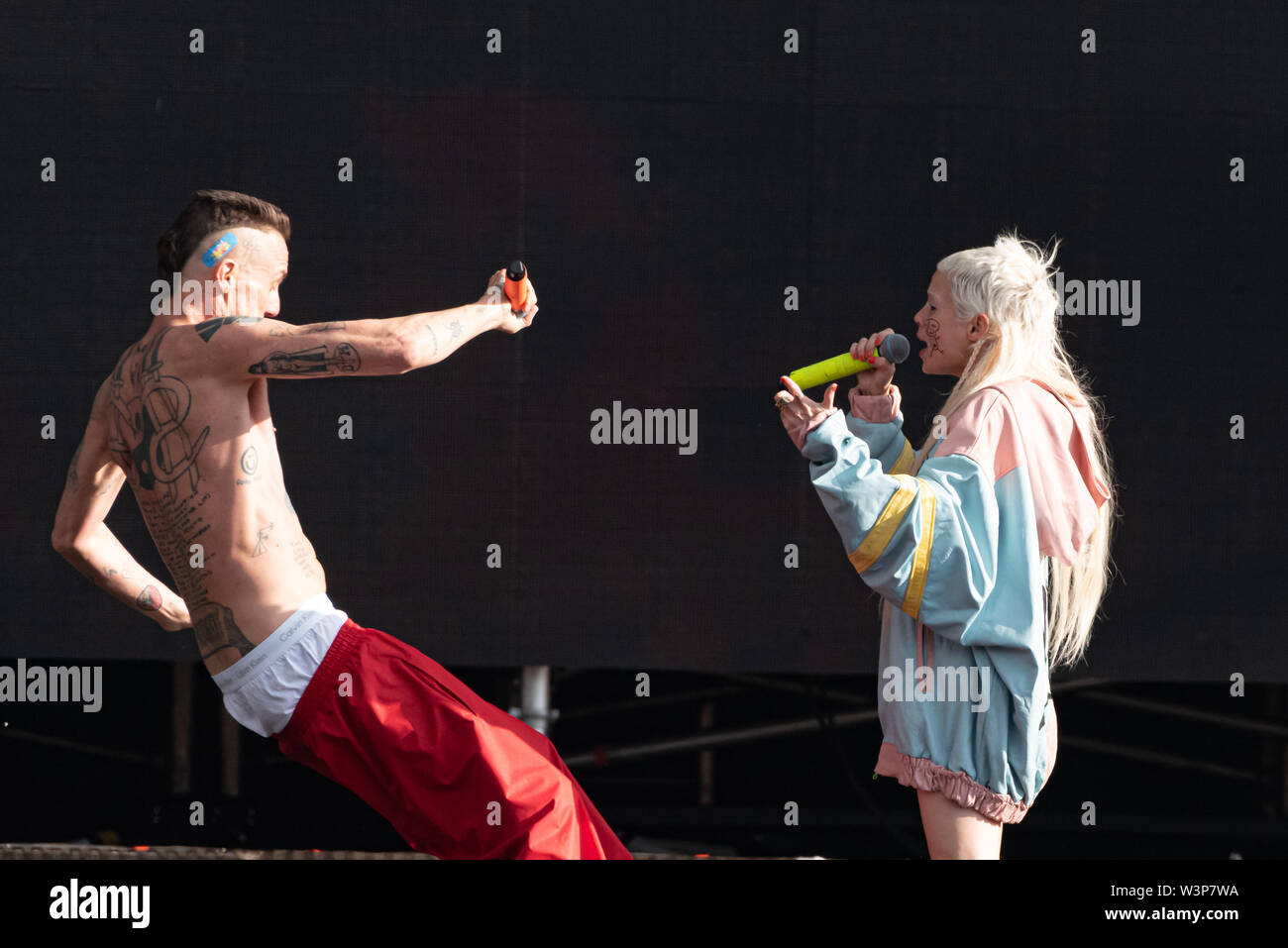 Performance Download Festival 2019 Featuring: Die Antwoord Where.
