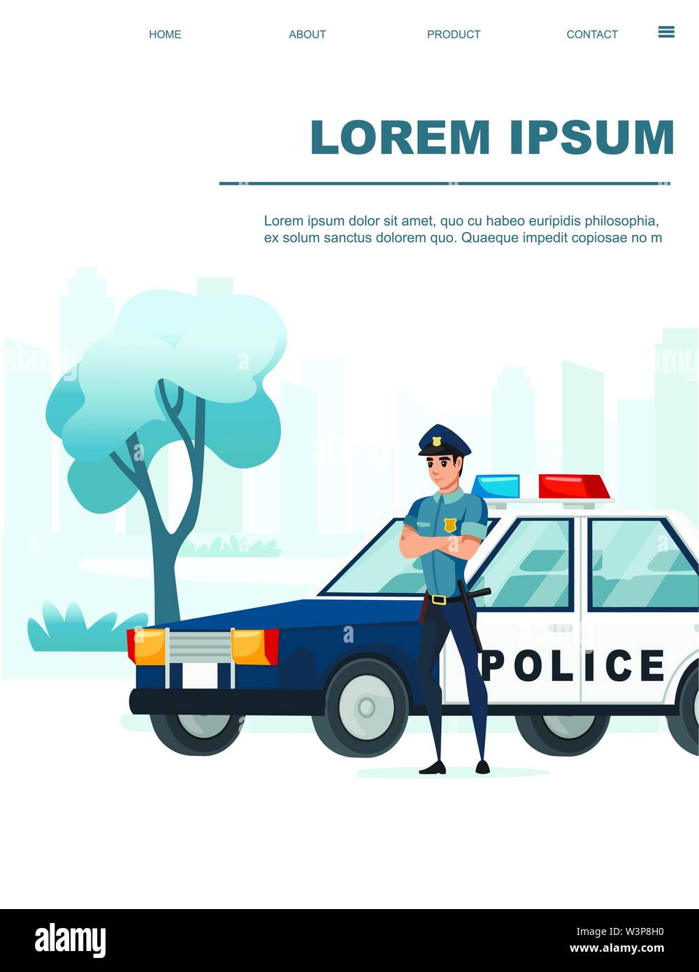 Police Car Website >> Cartoon Design Police Car And Police Officer Stay On Police Car Website >> Cartoon Design Police Car And Police Officer Stay On