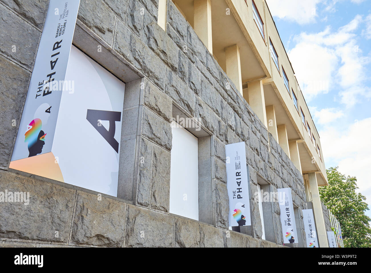 TURIN, ITALY - MAY 4, 2019: The Phair photography art fair at Borsa Valori  with visitors in Turin, Italy Stock Photo - Alamy